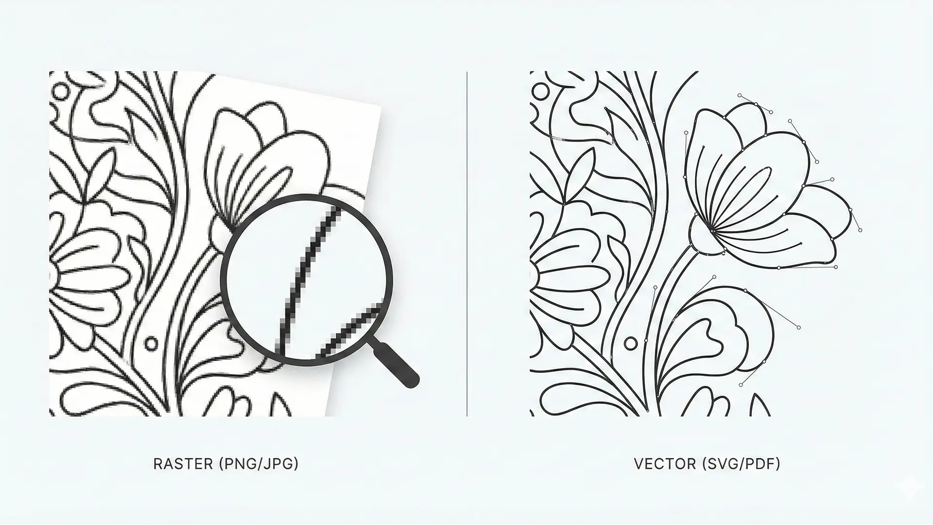 Fix Fuzzy AI Line Art for Print: Sharpen Lines at 300 DPI