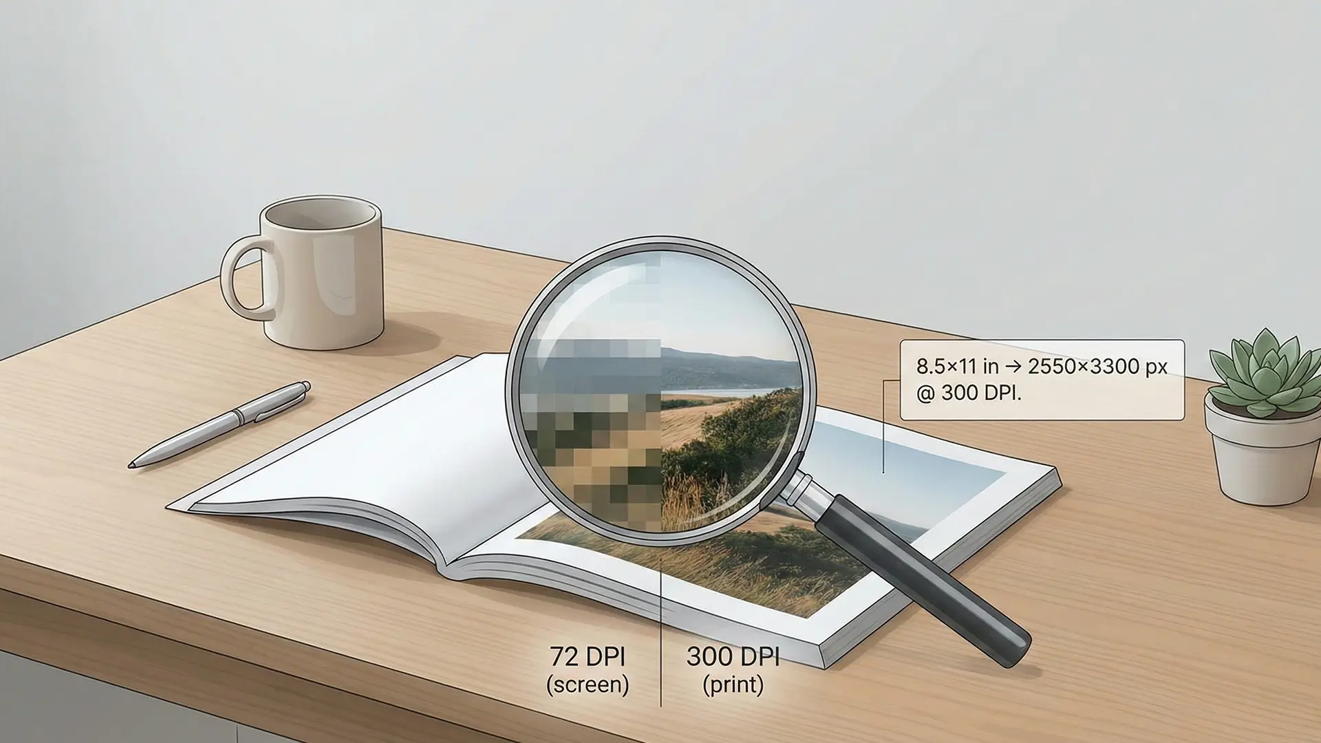 300 DPI vs 72 DPI: Print-Ready Coloring Pages (Exports + Examples)